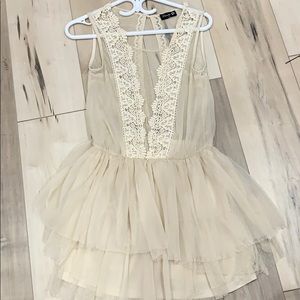 Off White Lace Dress